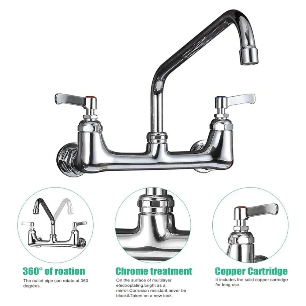 Wall Mount Kitchen Faucet 8